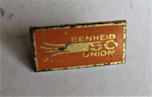 1960 50 YEARS OF UNION / EENHEID BADGE