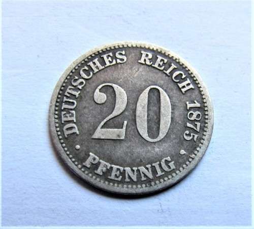 1875(A) Germany 20 Pfennig