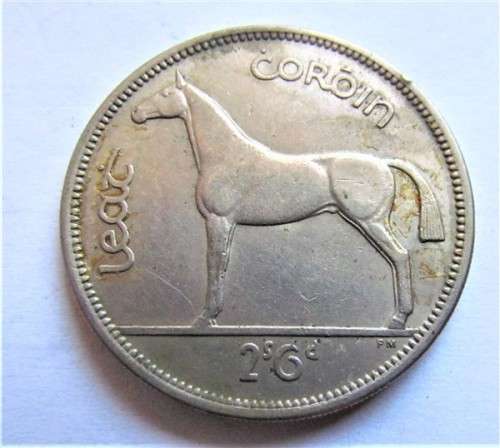 1954 Ireland 2/6 Half Crown **Better Scarce date**