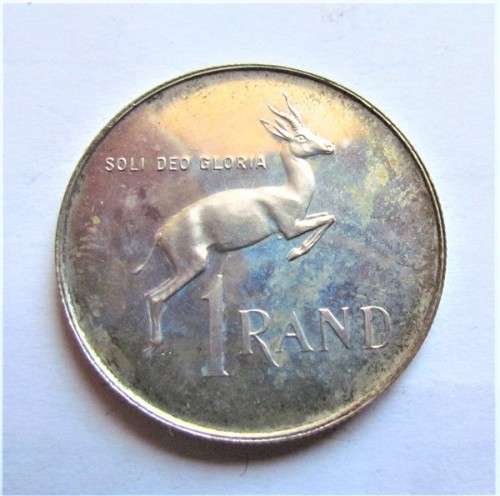 **CRAZY R1 START** 1968 PROOF SILVER 1 RAND COIN