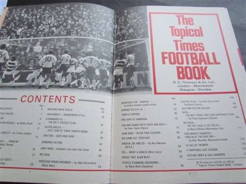 1980 TOPICAL TIMES FOOTBALL BOOK