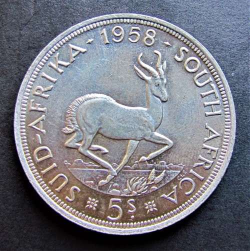 1958 5 Shillings Crown in Capsule **Silver Crown** see rest of set also listed