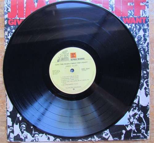 JIMMY CLIFF - GIVE THE PEOPLE WHAT THEY WANT VINTAGE LP