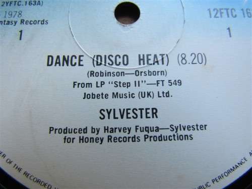 SPECIAL DISCO VERSION - SYLVESTER DANCE - VINTAGE LP