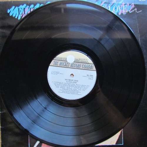 ELTON JOHN - VICTIM OF LOVE - VINTAGE LP
