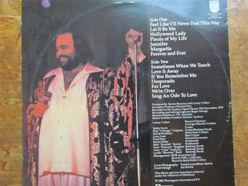 DEMIS ROUSSOS - ROUSSOS LIVE at SYDNEY OPERA HOUSE - VINTAGE LP