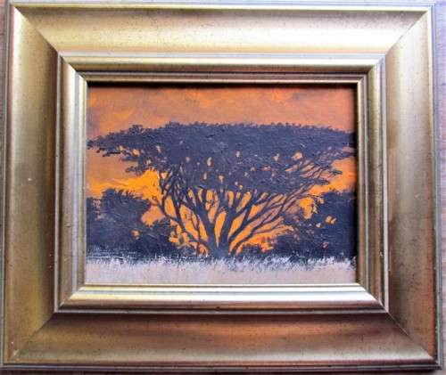 **CRAZY R1 START** FRAMED ORIGINAL ARTWORK - ARTIST UNKNOWN 320mm X 275mm
