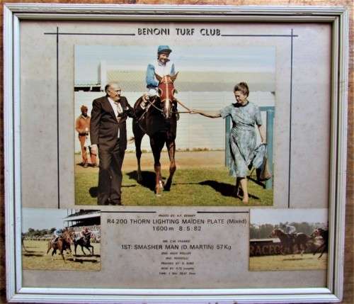 HORSE RACING WINNERS - SMASHER MAN - MEMORABILIA 1982