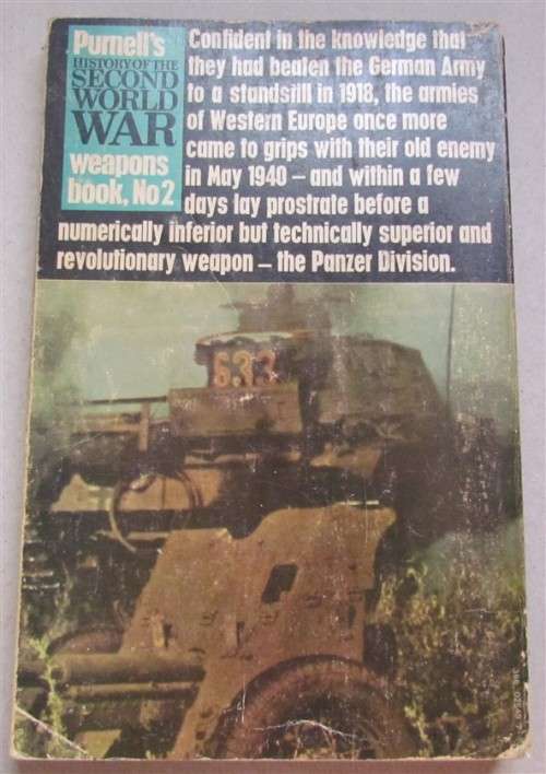 Purnells History of the Second World War WWII-Panzer Divisio*SCARCE soft cover**