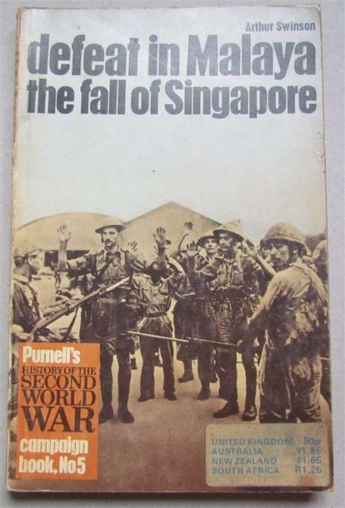 Purnells History of the Second World War WWII- defeat in Malaya *SCARCE soft cover**