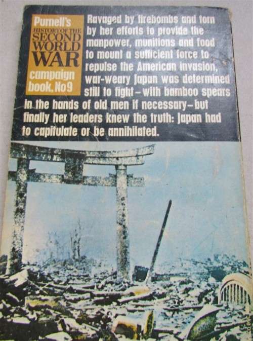 Purnells History of the Second World War WWII- Japan The Final Agony *SCARCE soft cover**