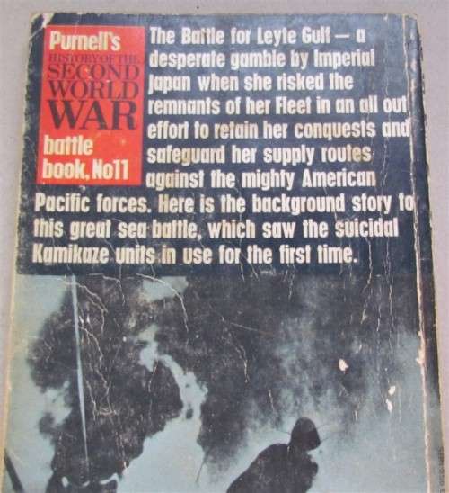Purnells History of the Second World War WWII- Leyte Gulf *SCARCE soft cover**
