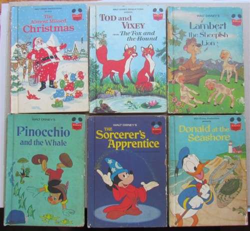 Walt Disney - Bundle of 6 Hard Cover Books - 1 Bid for all 6