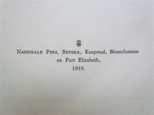 1939 Die Groot Lemoine - Kapt. Eugene De Beck - Versameling het in HuisGenoot verskyn