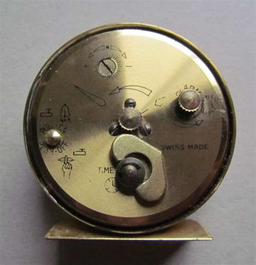 SWIZA 8 - SWISS MADE - ALARM CLOCK circa.1969 WORKING 100%