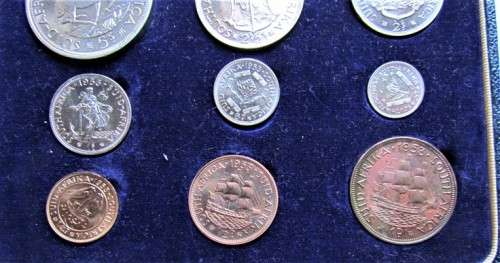 1958 SA UNION SHORT PROOF SET - SILVER PROOF IN ORIGINAL SA MINT BOX