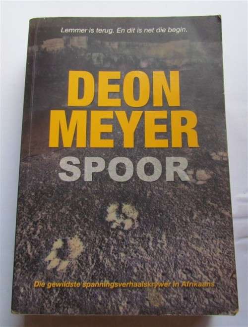 Deon Meyer - Spoor - 1st Edition 1st Print - foxing present