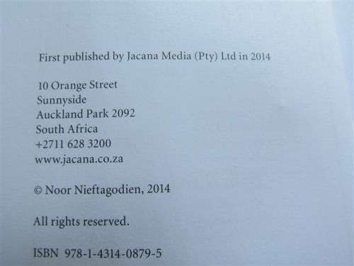 SOWETO UPRISING - NOOR NIEFTAGODIEN - FIRST PUBLICATION