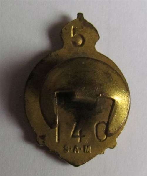 SOUTH AFRICA LEGION LAPEL BADGE