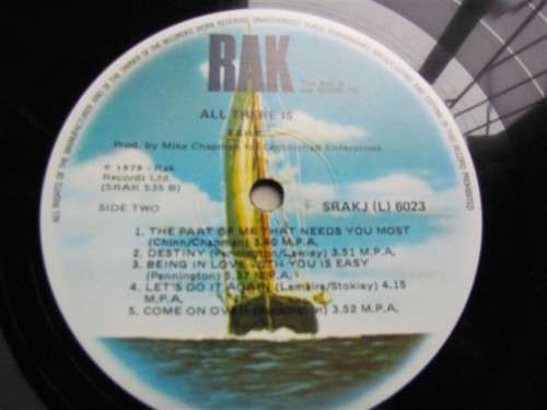 EXILE - ALL THEIR IS - 1979 VINTAGE LP