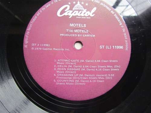 MOTELS - THE MOTELS - VINTAGE LP