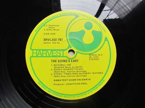 THE GREATEST SHOW ON EARTH - THE GOING'S EASY - VINTAGE LP