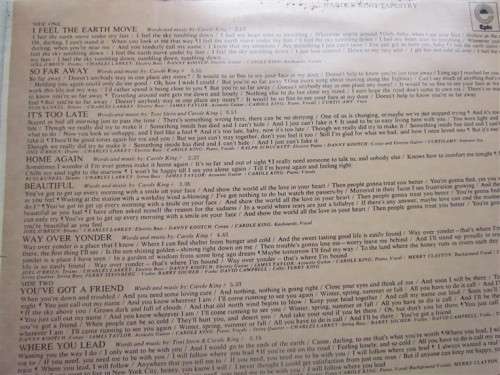 CAROL KING - TAPESTRY - VINTAGE LP