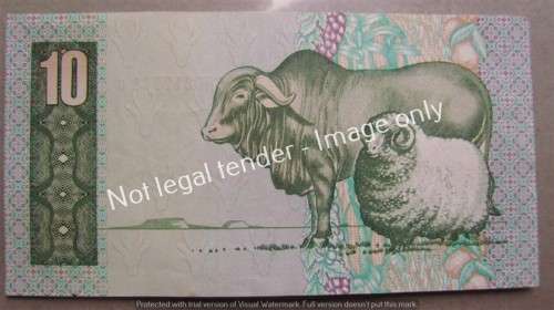 1985 DE KOCK UNC (DP) R10 NOTE