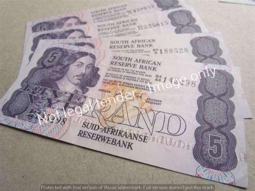 4 X DE KOCK UNC (B4/B5) R5 NOTES