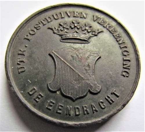 Boer War Era Postduiven Vereeniging - De Eendracht Medal - Scarce