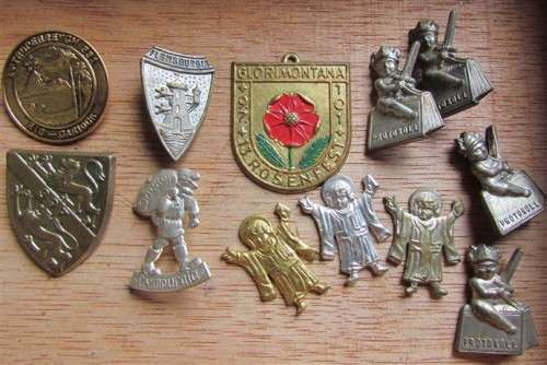 Schlaraffia German Society Fraternity Badges Lot **Scarce**