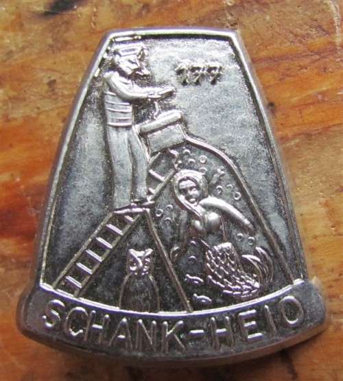 Schlaraffia German Society Fraternity Badge **Scarce**