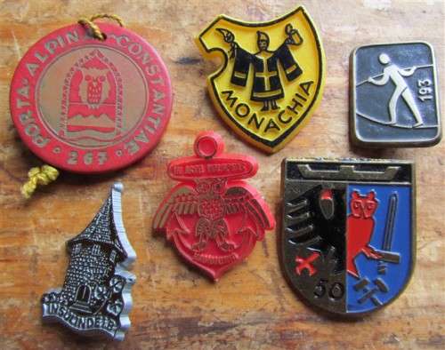 Schlaraffia German Society Fraternity Badges Lot **Scarce**
