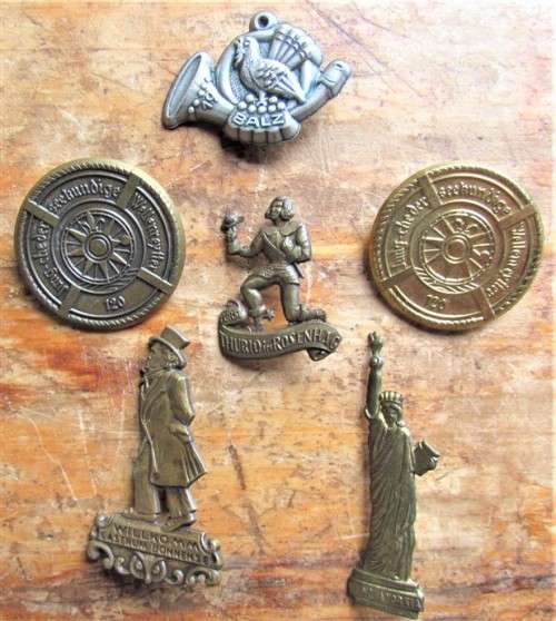 Schlaraffia German Society Fraternity Badges Lot **Scarce**