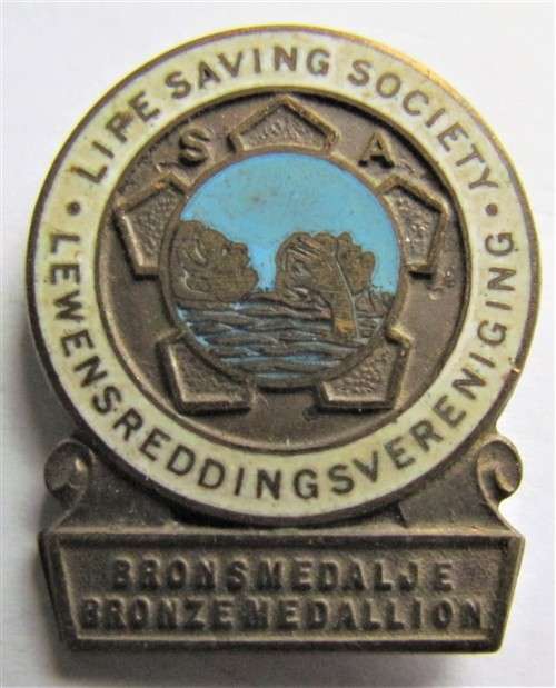 SA LIFESAVING BRONZE MEDALLION