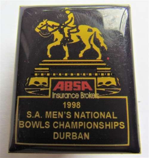 S.A NATIONAL CHAMPS DURBAN - 1998 - BADGE