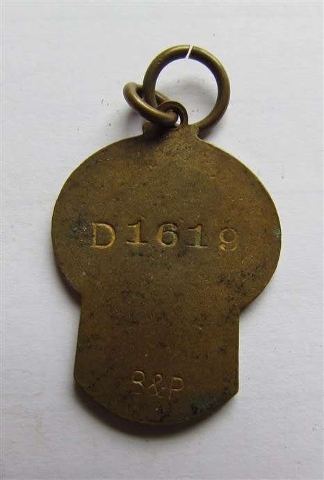 1932 Union Club of South Africa Enamelled Medallion #D1619