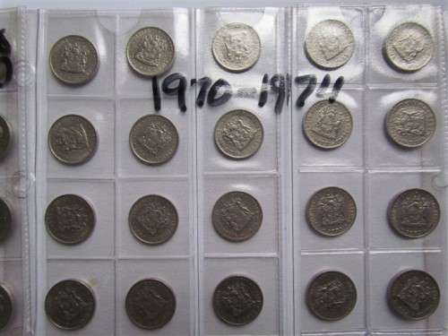 RSA 10c LOT - 1965 E+A to 1989 Some UNC/AU **LOW START** 120+ Coins