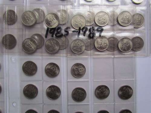 RSA 10c LOT - 1965 E+A to 1989 Some UNC/AU **LOW START** 120+ Coins