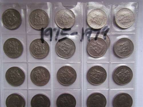 RSA 20c LOT - 1965 E+A to 1989 Some UNC/AU **LOW START**