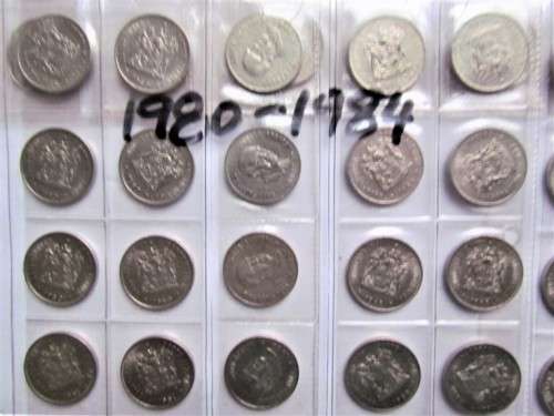 RSA 20c LOT - 1965 E+A to 1989 Some UNC/AU **LOW START**