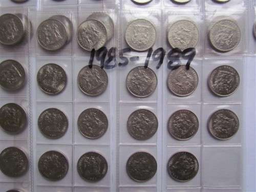 RSA 20c LOT - 1965 E+A to 1989 Some UNC/AU **LOW START**