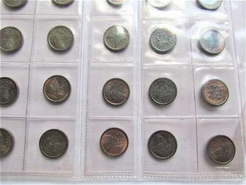 1991 - 1993 UNC 2c collection in album pages - 1 bid for all @@LOW START@@