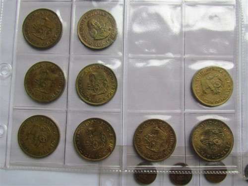 1961 - 1970 1/2c + 1c collection in album pages - 1 bid for all @@LOW START@@ No 1963 1c