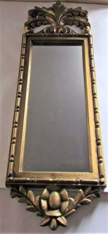 Mirror Vintage Ornate Mouldings - Great Condition 190mm X 645mm