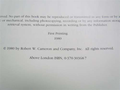 Above London - Large hardcover of aerial photographs