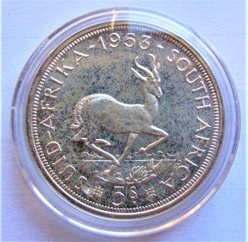 PROOF 1953 5 Shillings Crown @@ R1 START @@ SILVER