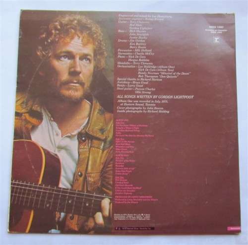 Gordon Lightfoot - 2 X Vintage LP Set