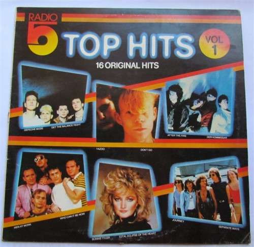 5FM - VOLUME 1 1st TOP HITS - VINTAGE LP - DEPECHE MODE,YAZOO,ELO,+++
