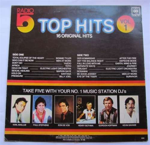 5FM - VOLUME 1 1st TOP HITS - VINTAGE LP - DEPECHE MODE,YAZOO,ELO,+++